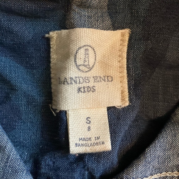 Kids Lands End Camouflage Button Down - Picture 3 of 3